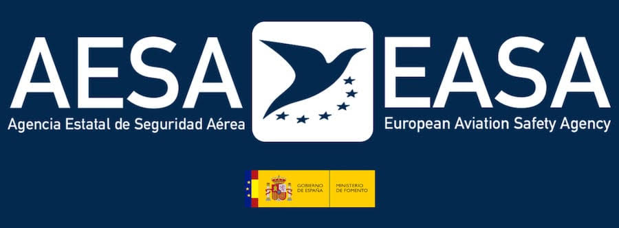 aesa logo, easa logo, ministry of development, goverment of spain