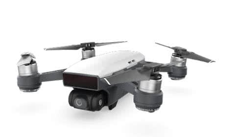 dji spark drone, one of the smallest industrial drone