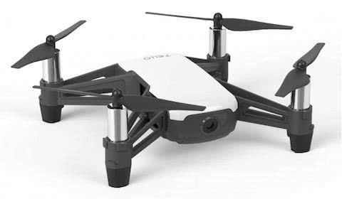 tello drone powered by dji, one of the smallest industrial drone