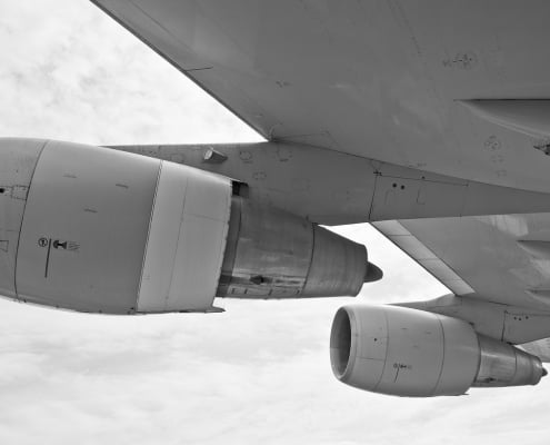 A turbine aeroplane engine