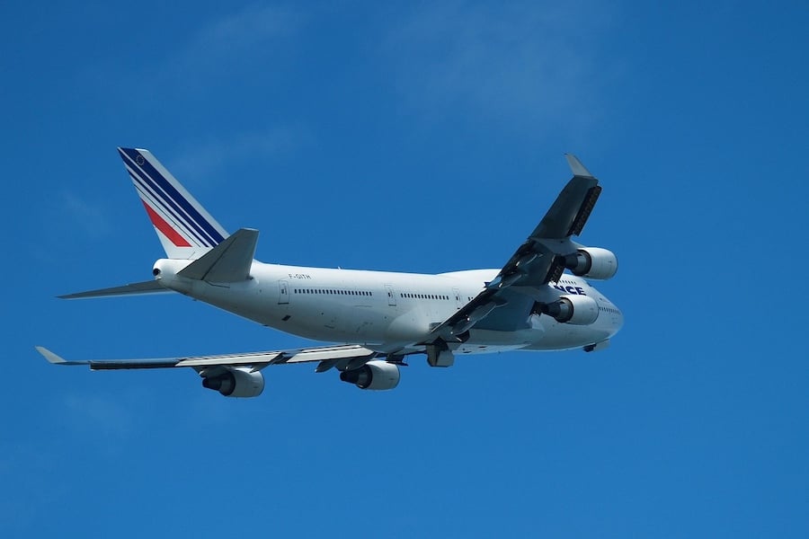 A Boeing 747 aircraft