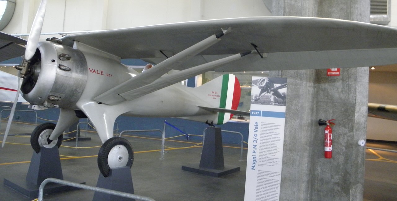 Magni P.M 3:4 Vale aircraft in Leonardo da Vinci museum