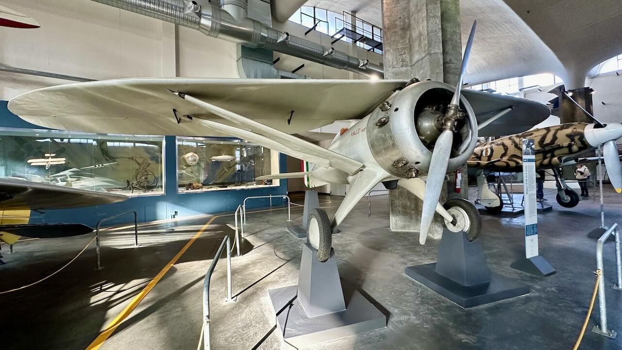 Magni P.M 3/4 Vale aircraft in Leonardo da Vinci museum