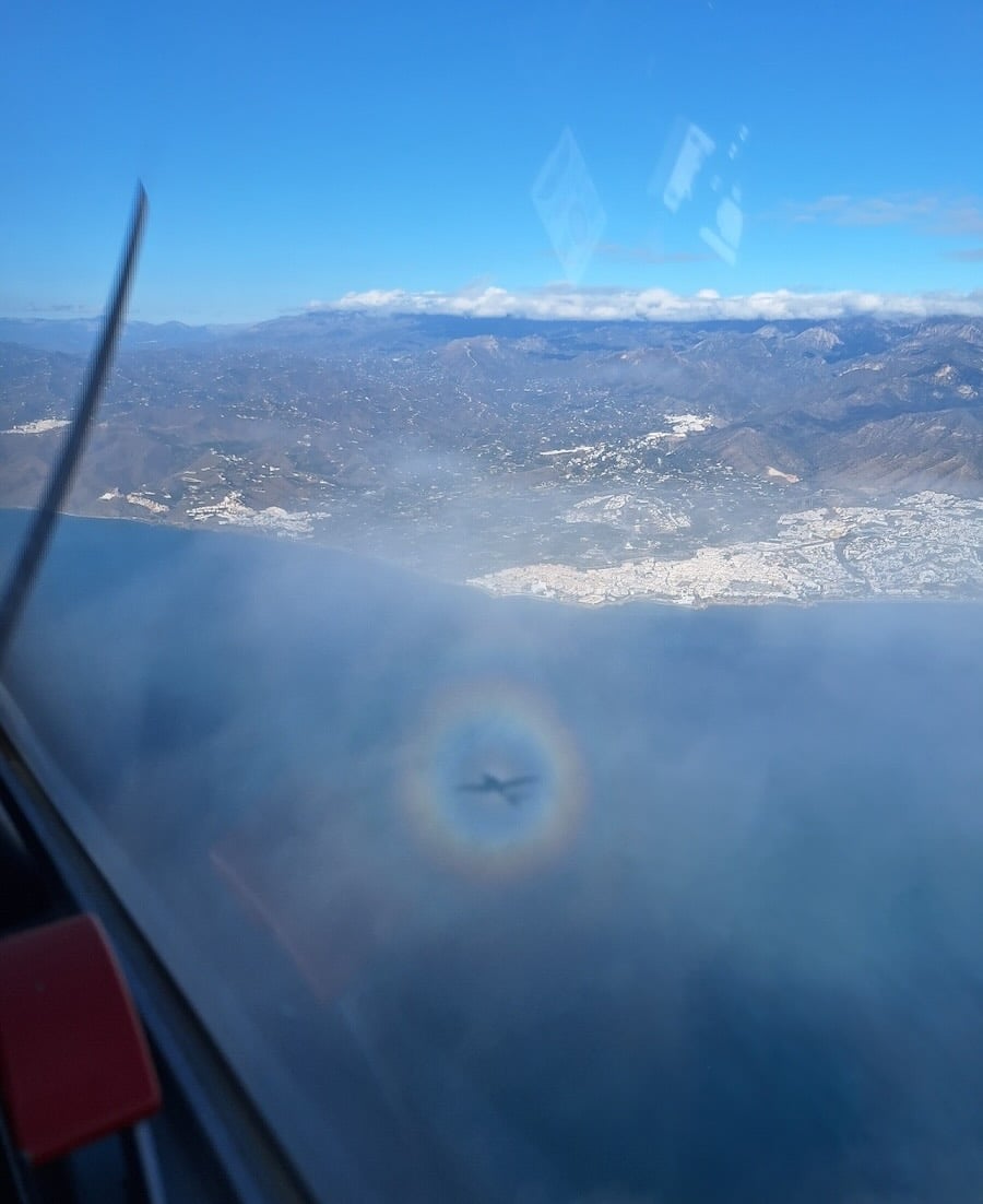 Anthelion, an optical phenomenon based on a solar halo