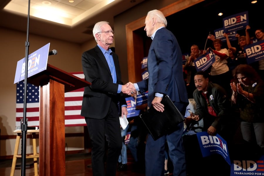 Captain Chesley Sullenberger with Joe Biden